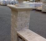 Bricks and special pieces in travertine antique:Antiqua